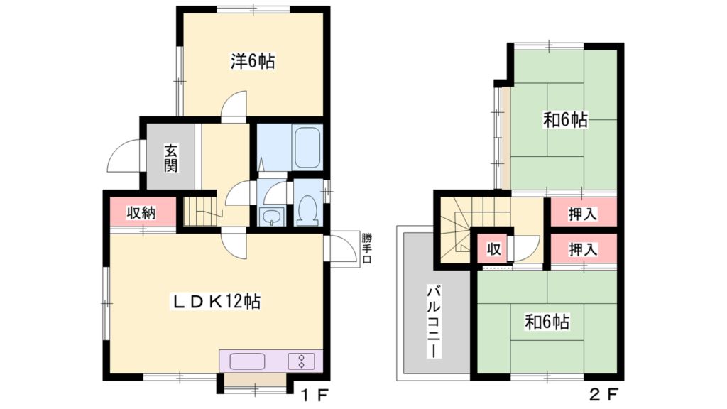 沖邸 間取り図