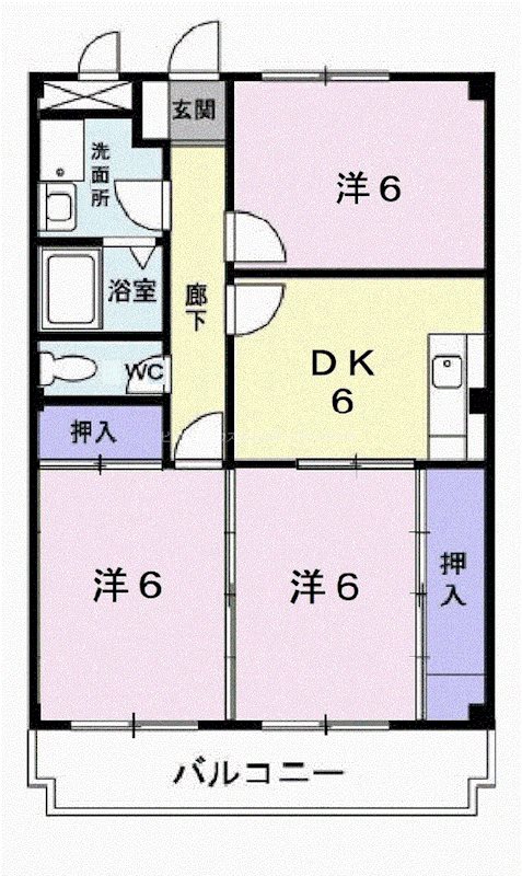 サンライズ小野 間取り図