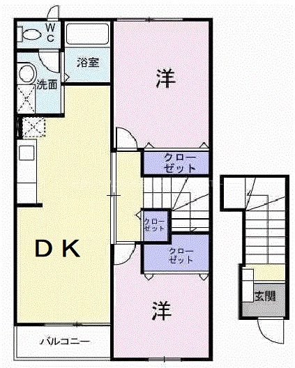 クリース 間取り図