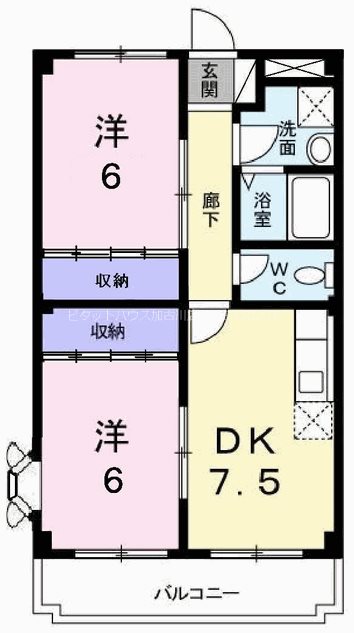 プリンスハイツ 間取り図