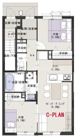 マルシェ尾上 間取り図