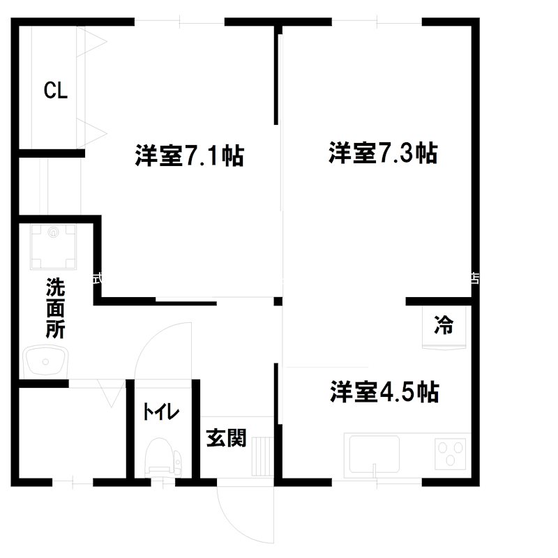 コンフォートブルマツモト 間取り図