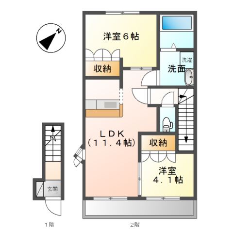 クレイン・ガルティン 間取り図