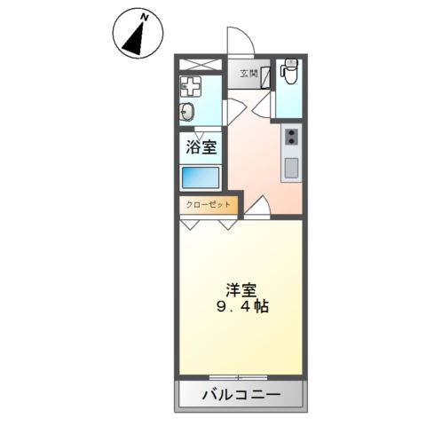 ベルメゾンⅠ 間取り図