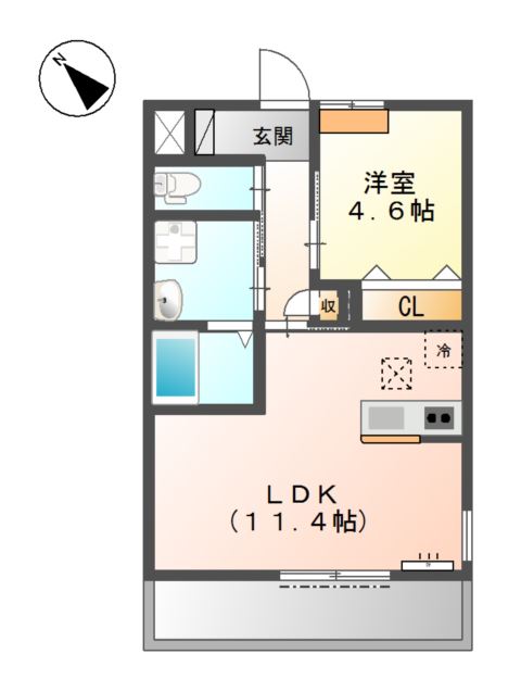 ウィンサムパインⅡ 間取り図