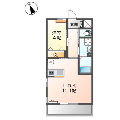 メゾントレーズ 間取り図