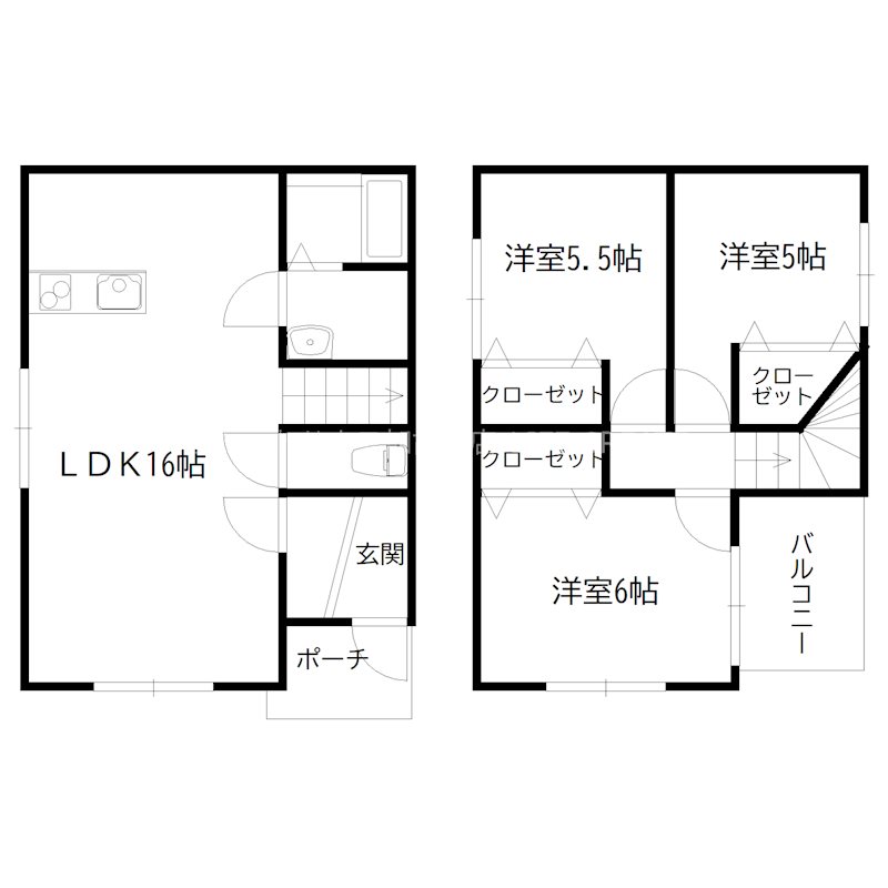 池渕邸 間取り図