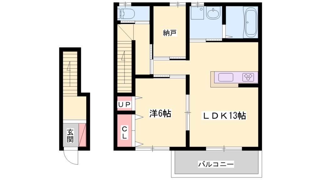 カサベルテ美乃利I 間取り図