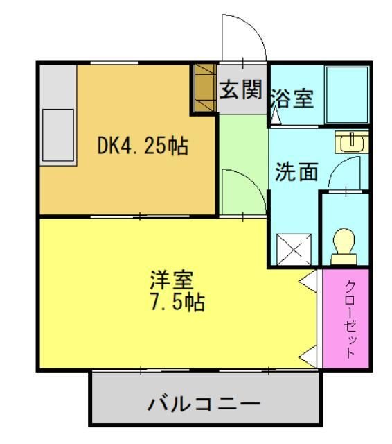 ハイツブルーム 間取り図