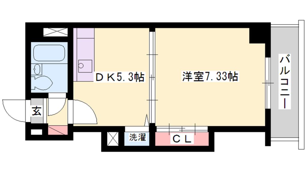 アシューレ加古川 間取り図