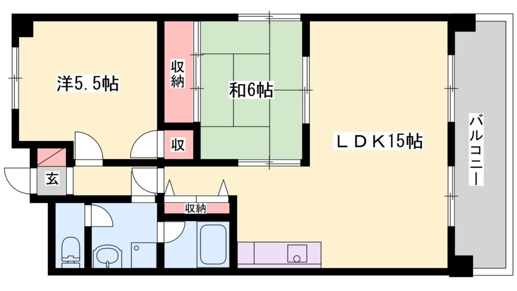 ルークレジデンス播磨 間取り図
