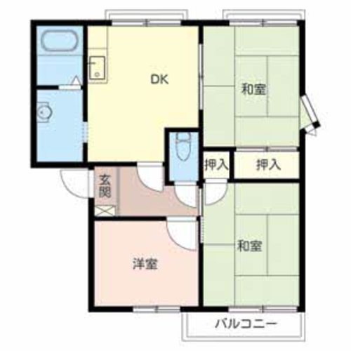 ハイツ南条 間取り図