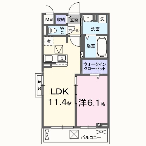 シエルガーデン 間取り図
