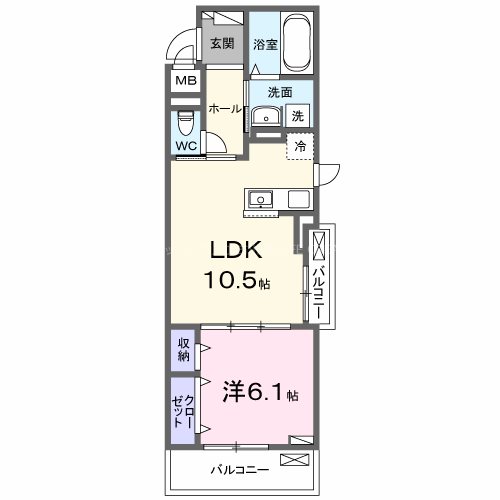 シエルガーデン 間取り図