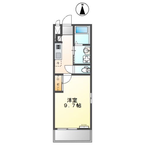 ポルテ　ボヌール 間取り図