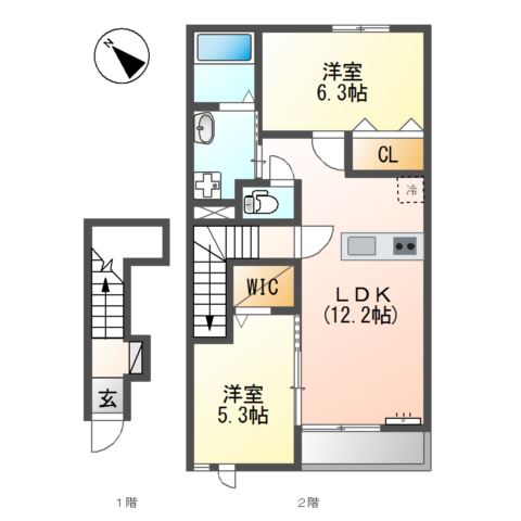 カルチェ 間取り図