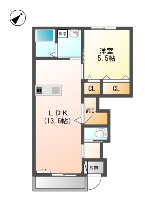 シェ・ルート２５０ 間取り図