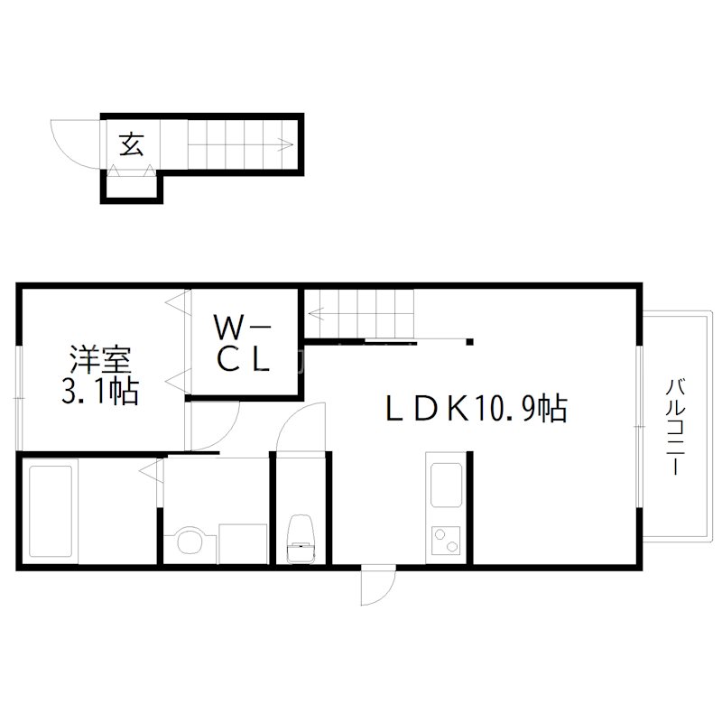 サニーガーデン北本荘 間取り図