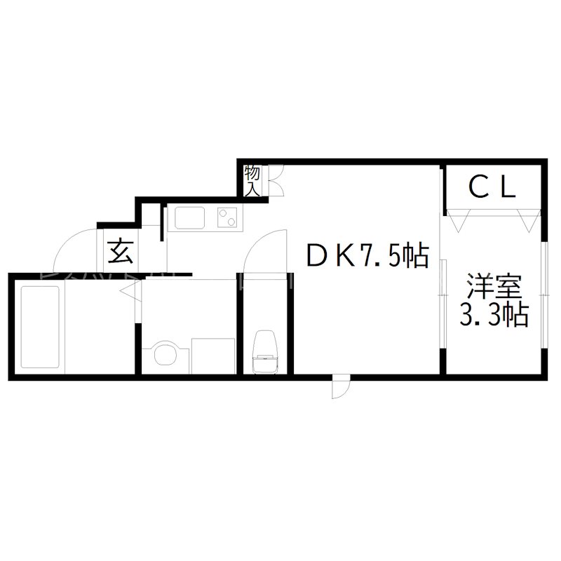 サニーガーデン北本荘 間取り図