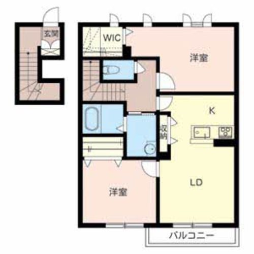 ルシール加古川 間取り図
