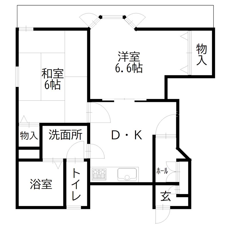 トゥー・ル・モンドＳ 間取り図