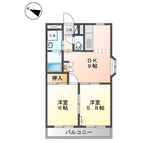 ビアンシャトレーン 間取り図