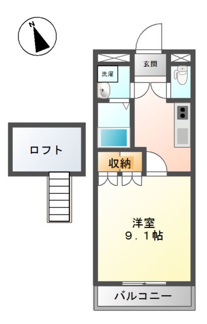 ミルフィオリⅠ 間取り図