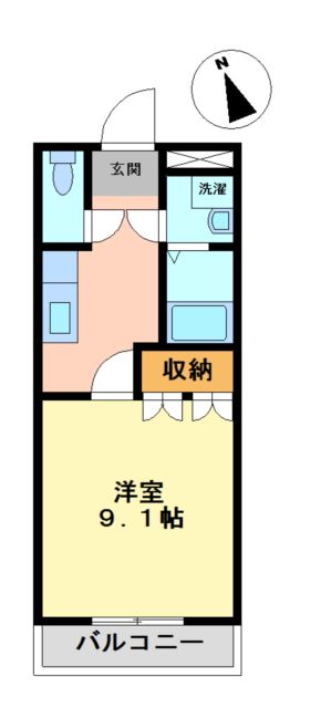 ミルフィオリⅠ 間取り図