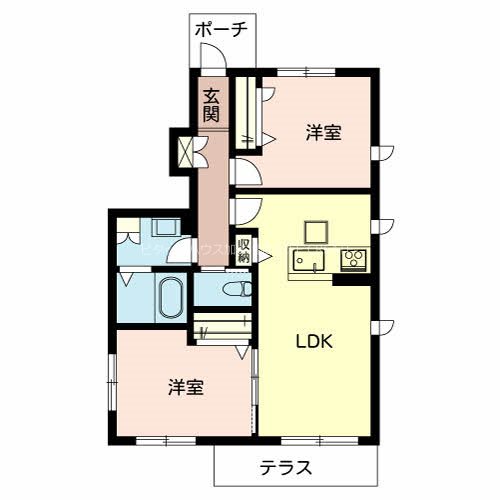 シャーメゾン浜田町 間取り図