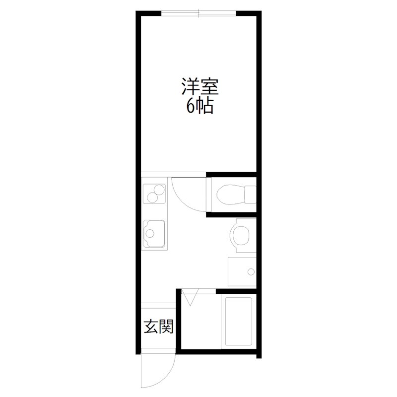高砂竜山ビル 間取り図