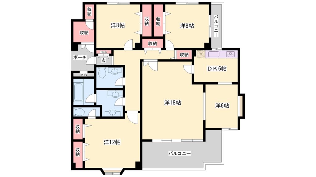 ゴールドメゾン良野 間取り図