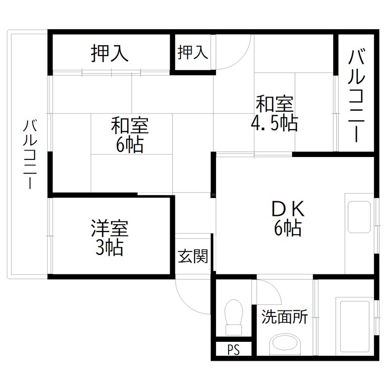 明伸第１ビル 間取り図