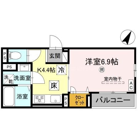 （仮称）D-ROOM平岡町新在家 間取り図