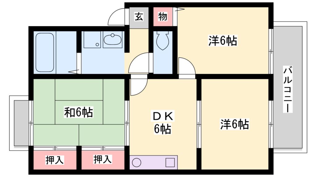 ビワァージュキヨタ　A棟 間取り図