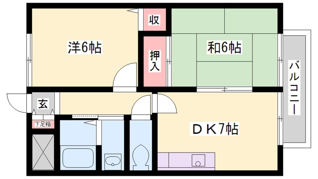 コンフォール 間取り図