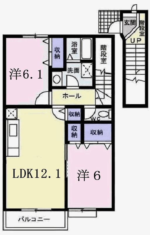 サンエイトＢ 間取り図