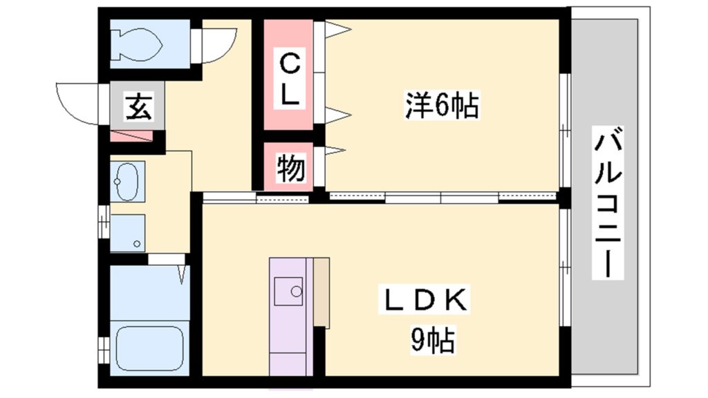 アライコーポ 間取り図