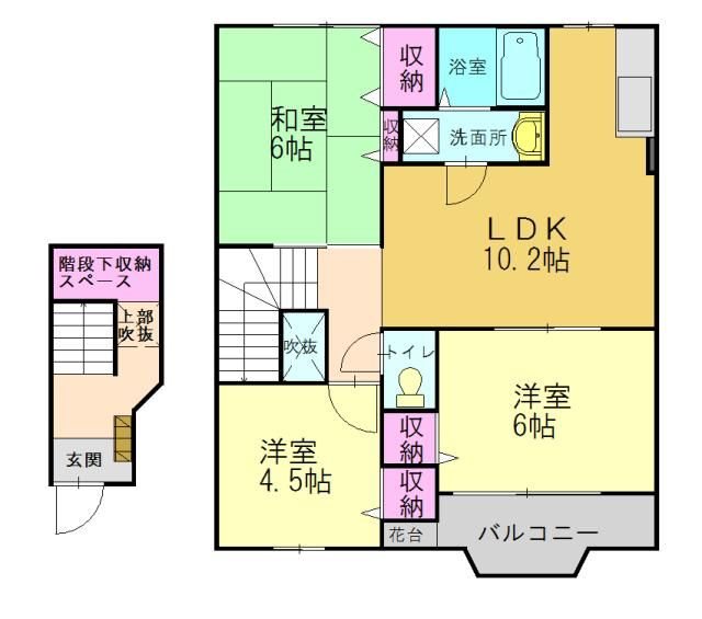 ソレアードⅡ 間取り図