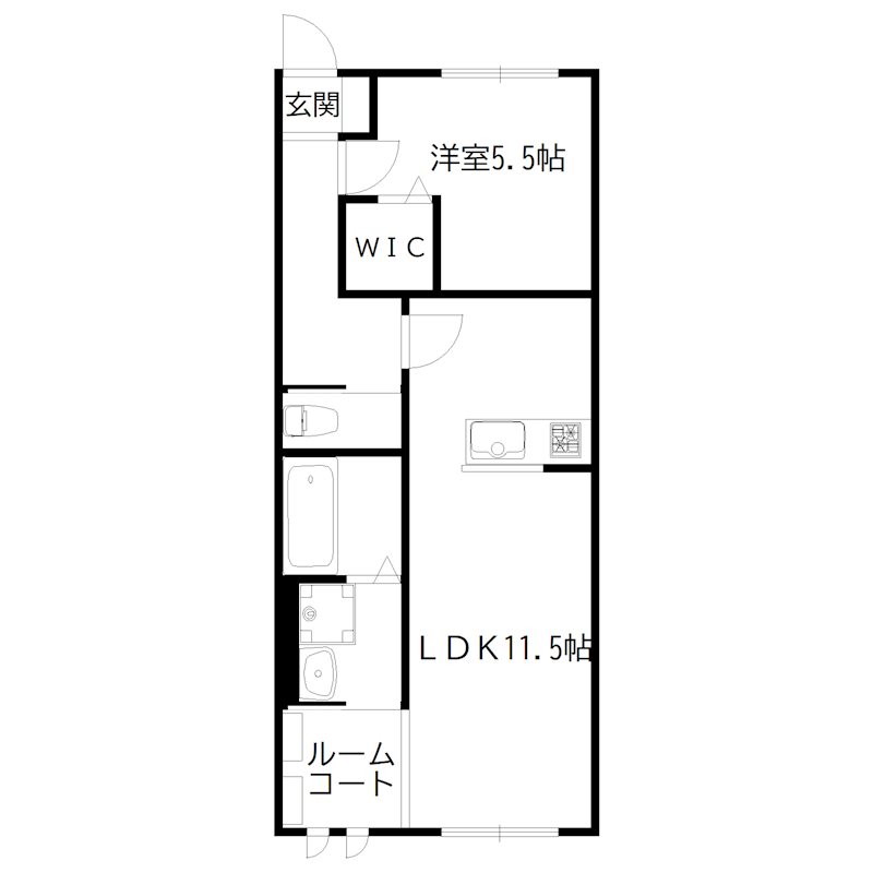 リバーサイドK 間取り図