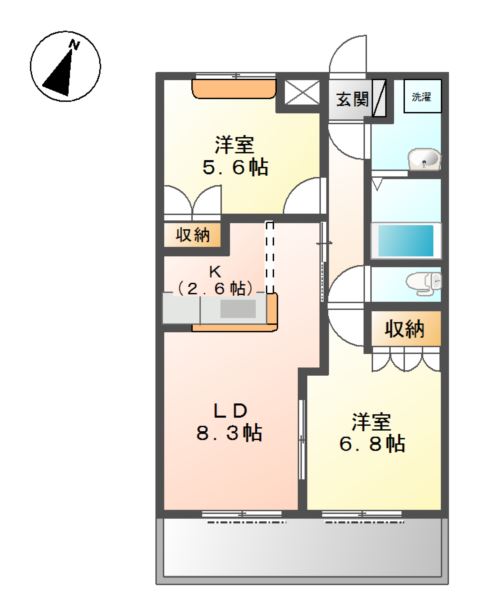 グランベール 間取り図