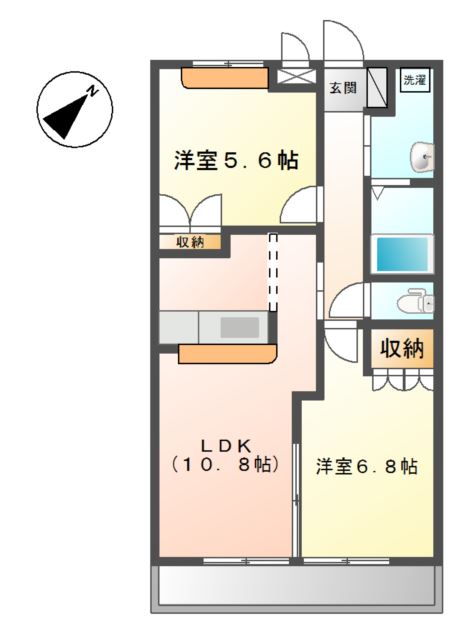 プライム・ガーデン 間取り図
