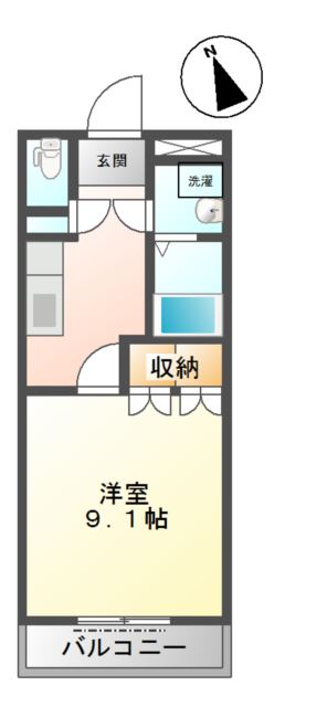 ミルフィオリⅠ 間取り図