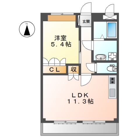 サンフィット 間取り図