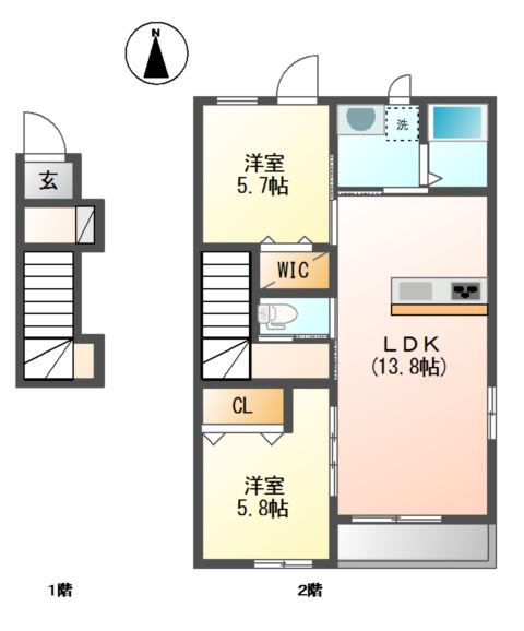 シェルラル・サウス 間取り図