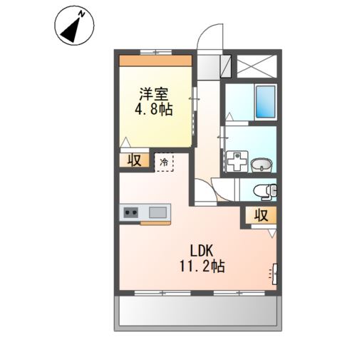 エクセルコートⅠ 間取り図