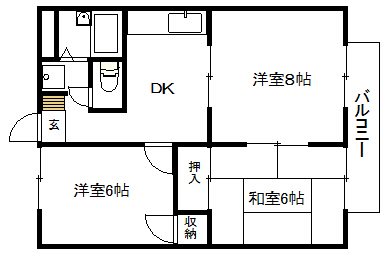 コンフォート松南 間取り図