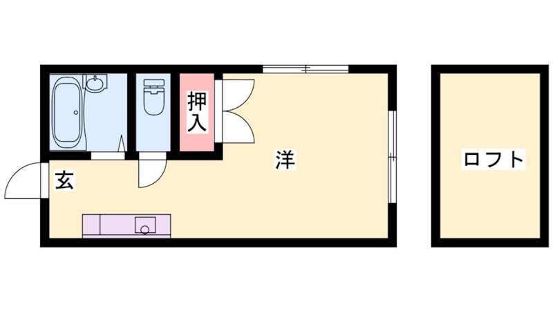 ロフト２３２ 間取り図
