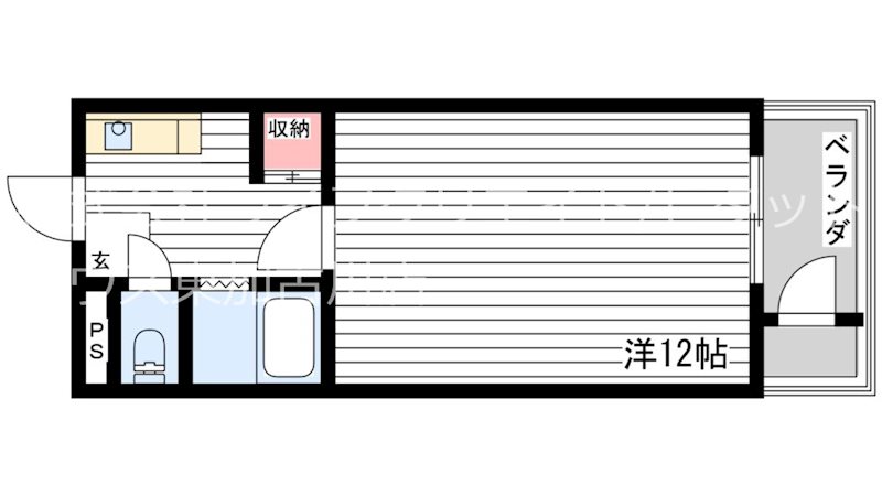 アドニス２１ 間取り図
