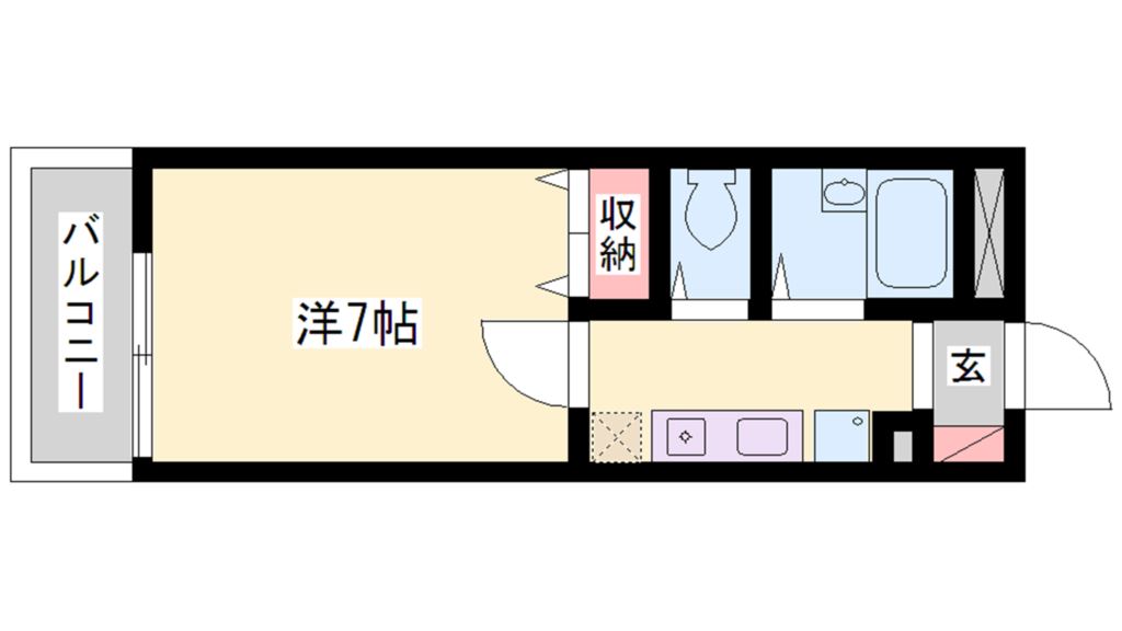 エコハイツ東加古川 間取り図