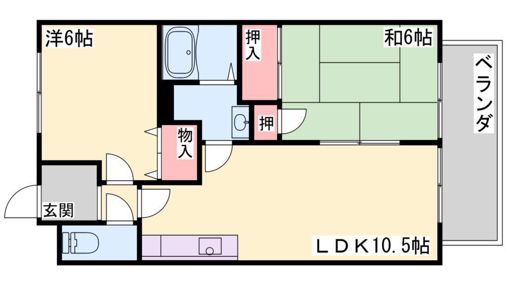 富士ハイツ 間取り図
